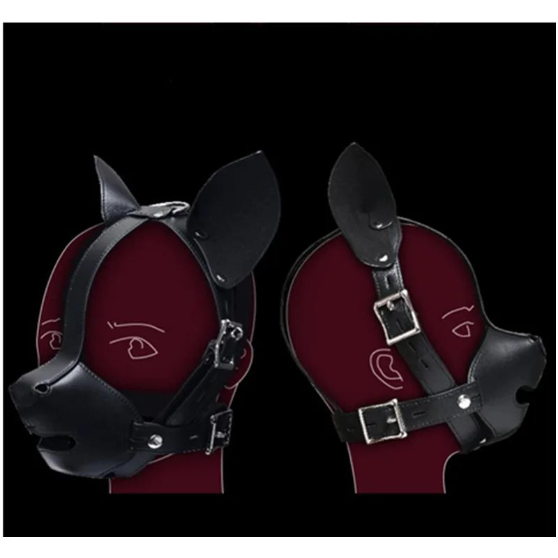 BDSM K9 Bondage Kit Capucha para perro