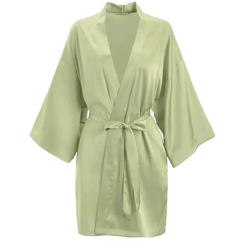 Bata larga de novia para boda, ropa de dormir elegante para mujer, Kimono de encaje de manga grande, ropa de descanso, bata de casa de rayón blanco suave