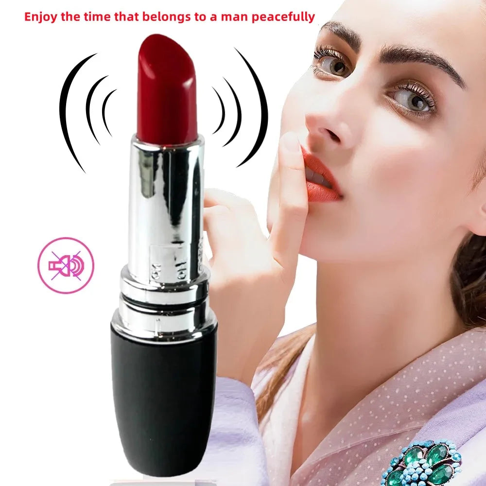 Mini lápiz labial vibrador punto G estimulador de clítoris