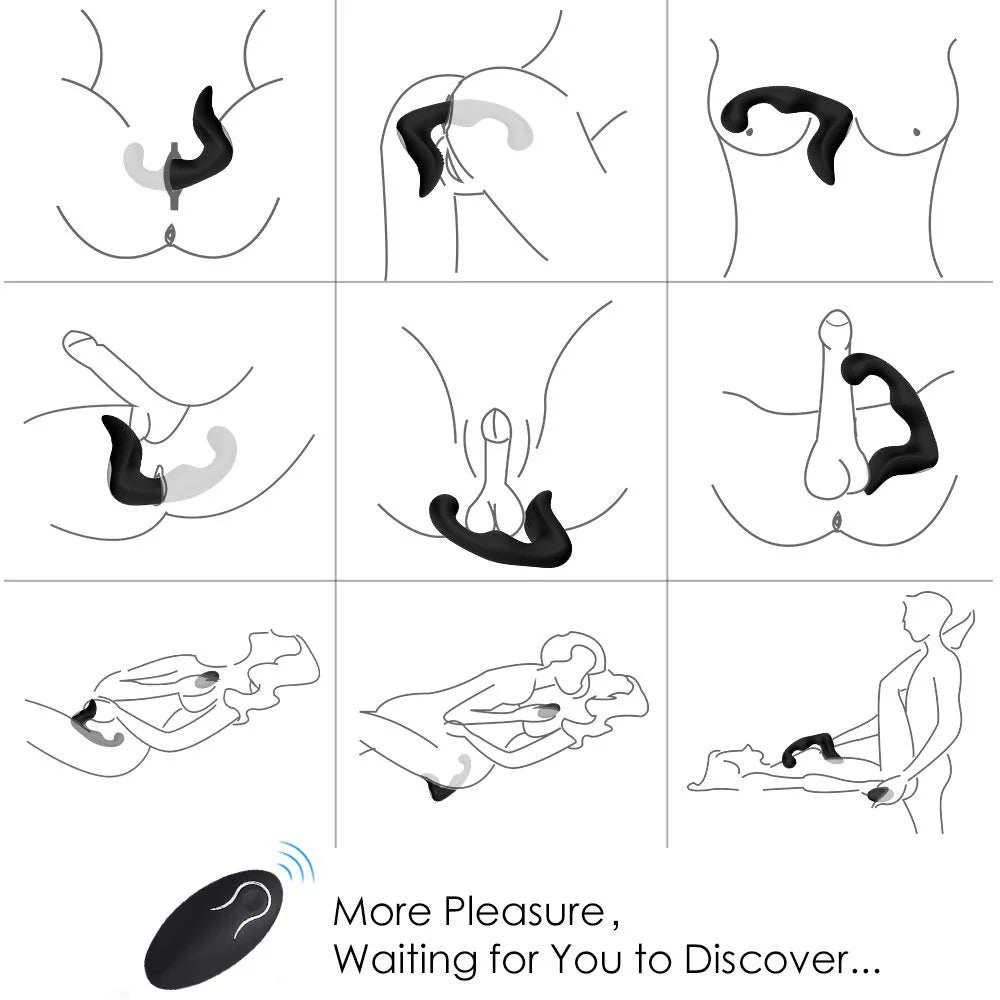 Vibrador Anal, Juguetes sexuales para hombres/mujeres