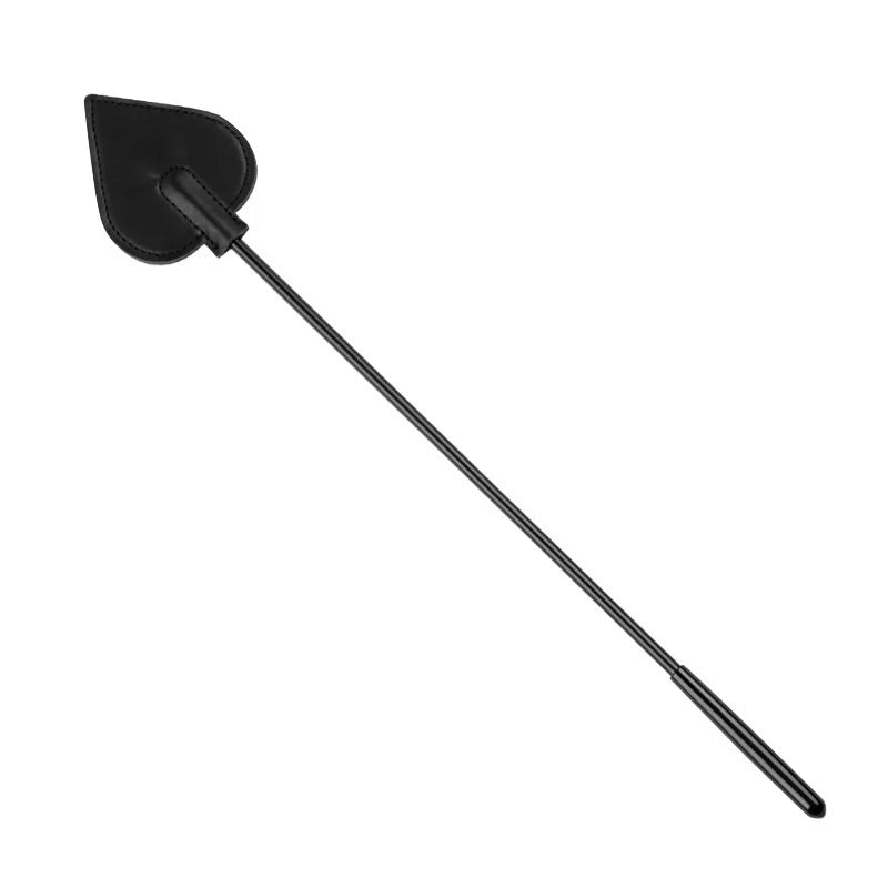 Paletas de plumas de cuero Pu, látigo para azotar, juego de rol, montar a caballo para entrenamiento de caballos, bate ecuestre