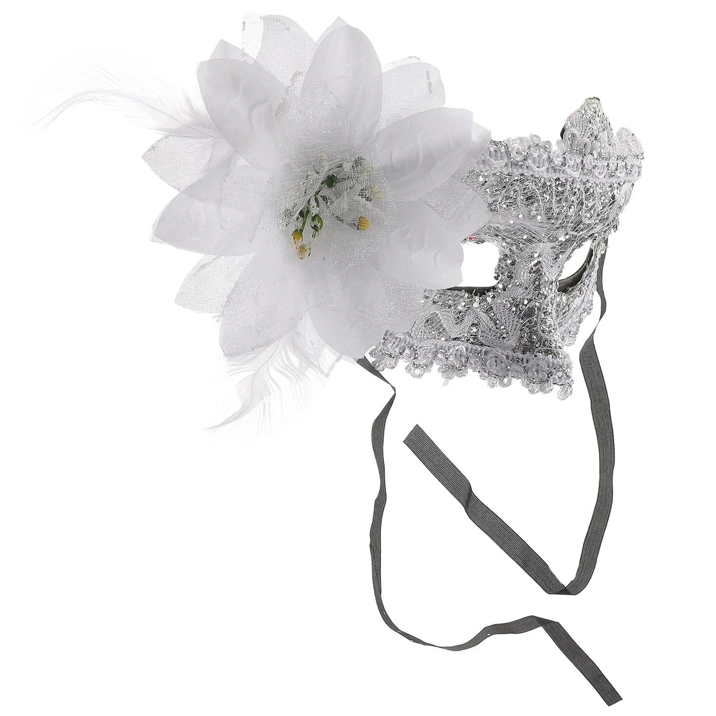 Máscaras de boda para mascarada, maquillaje de Halloween, encaje negro veneciano, fiesta de disfraces Vintage