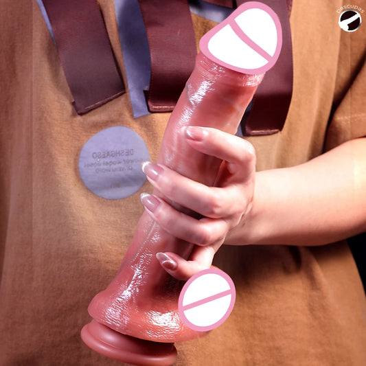 Consolador vibrador con ventosa