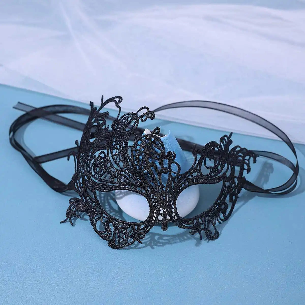 Fiesta de disfraces negra, accesorio de media cara, máscara de mariposa de plumas, máscara de ojos misteriosa anual para fiesta